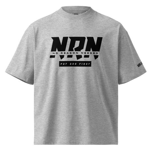 NRN Unisex organic oversized high neck t-shirt