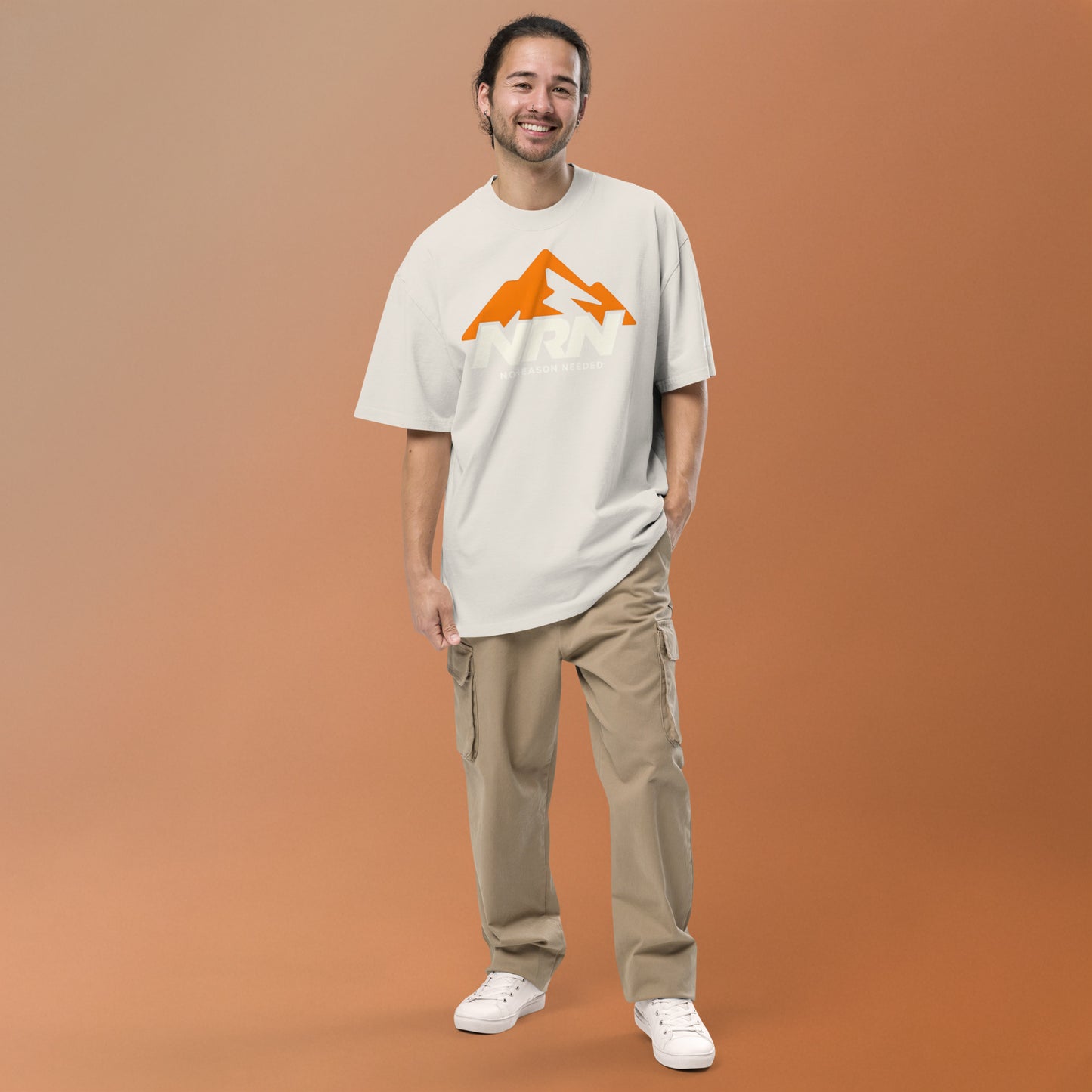 NRN Mountain Oversized faded t-shirt