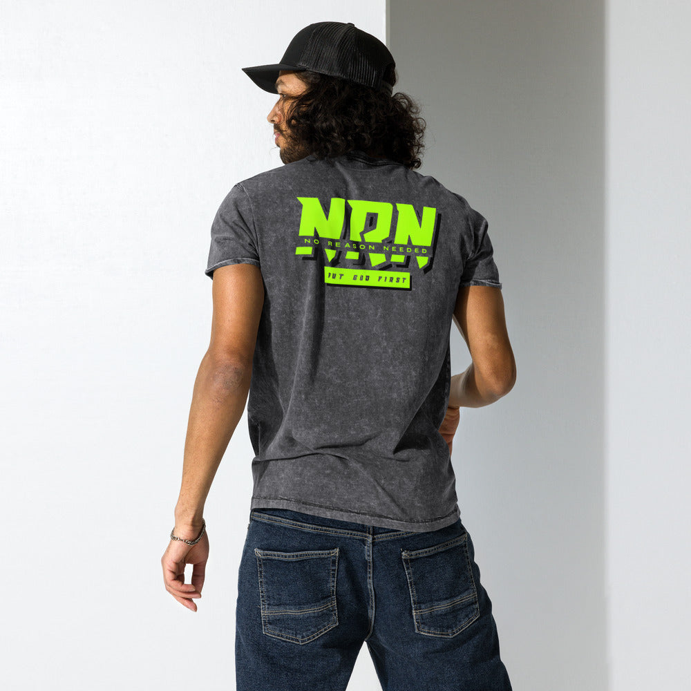 NRN Put God First Denim T-Shirt