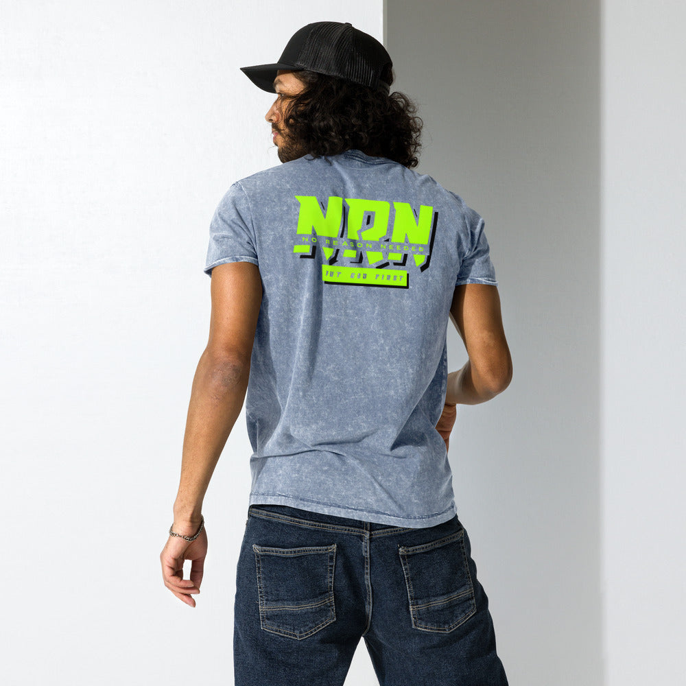 NRN Put God First Denim T-Shirt