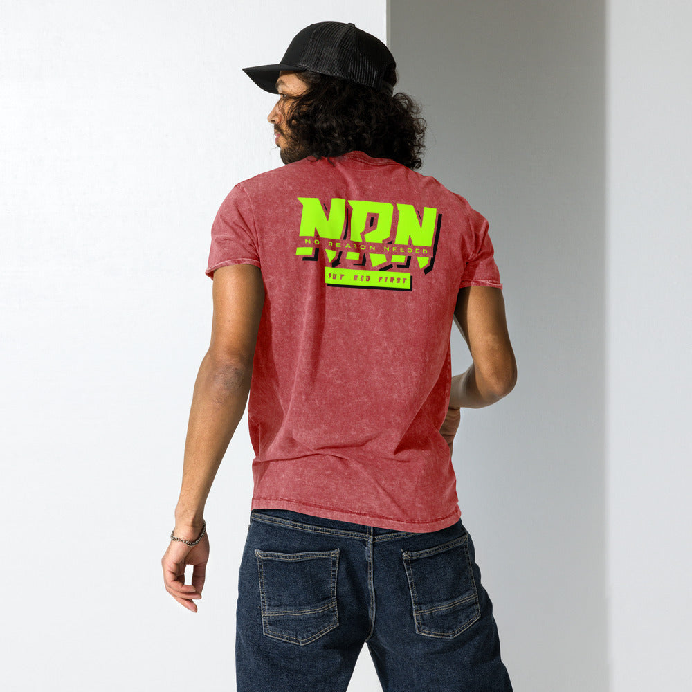 NRN Put God First Denim T-Shirt