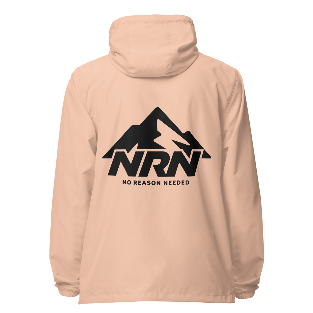 NRN Mountain Unisex lightweight zip up windbreaker