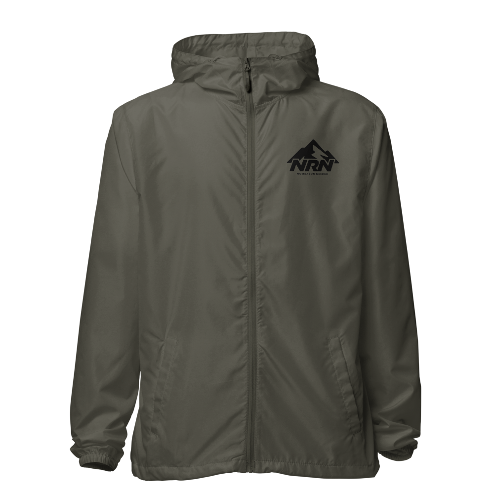 NRN Mountain Unisex lightweight zip up windbreaker