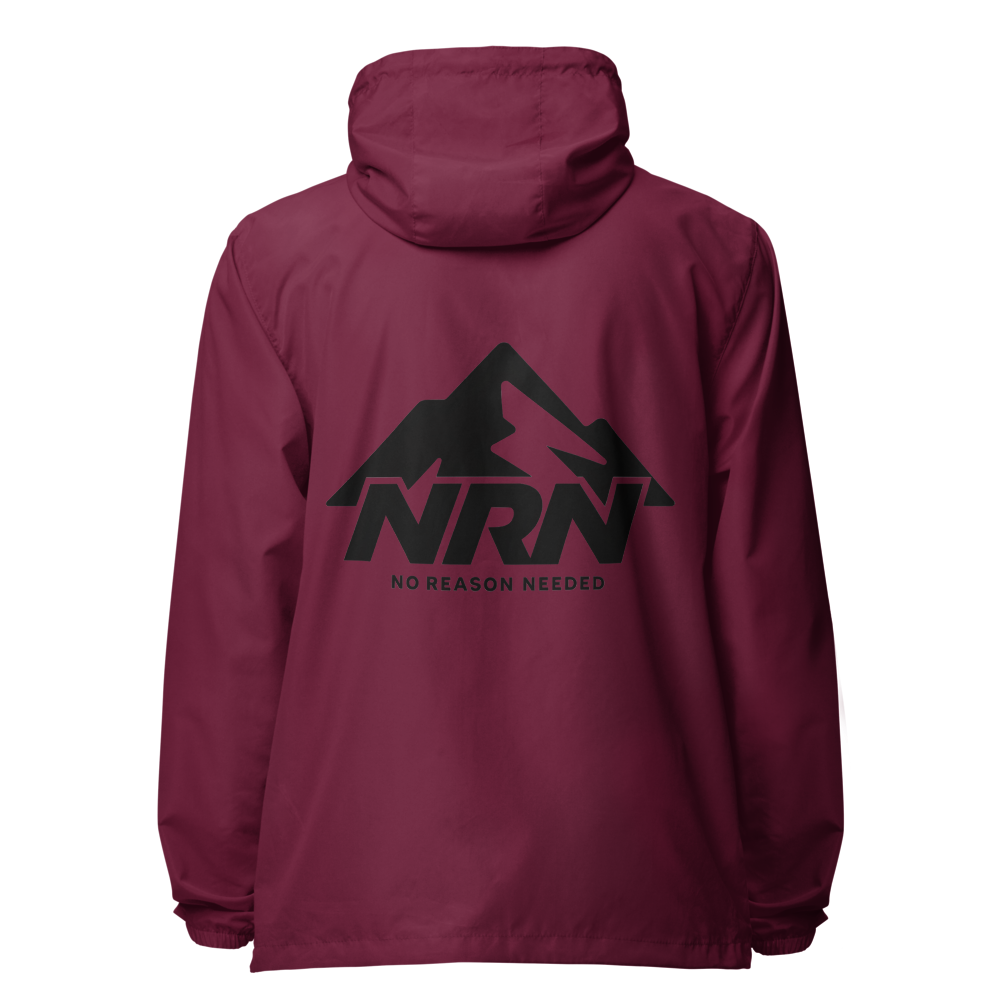 NRN Mountain Unisex lightweight zip up windbreaker