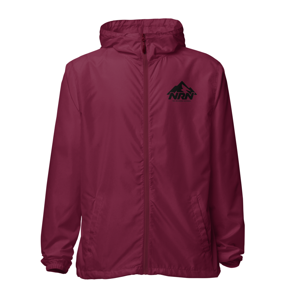 NRN Mountain Unisex lightweight zip up windbreaker