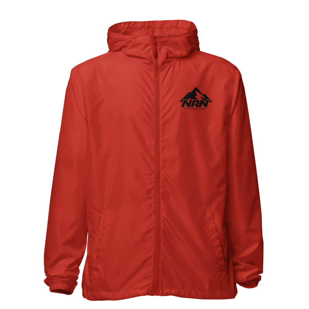 NRN Mountain Unisex lightweight zip up windbreaker