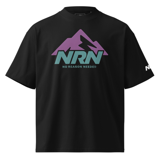 NRN Mountain Unisex Organic Oversized High Neck T-Shirt | Stanley/Stella SATU020