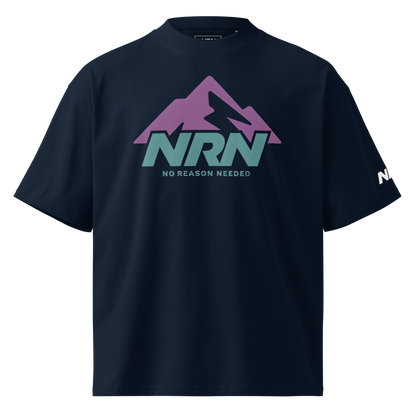 NRN Mountain Unisex Organic Oversized High Neck T-Shirt | Stanley/Stella SATU020