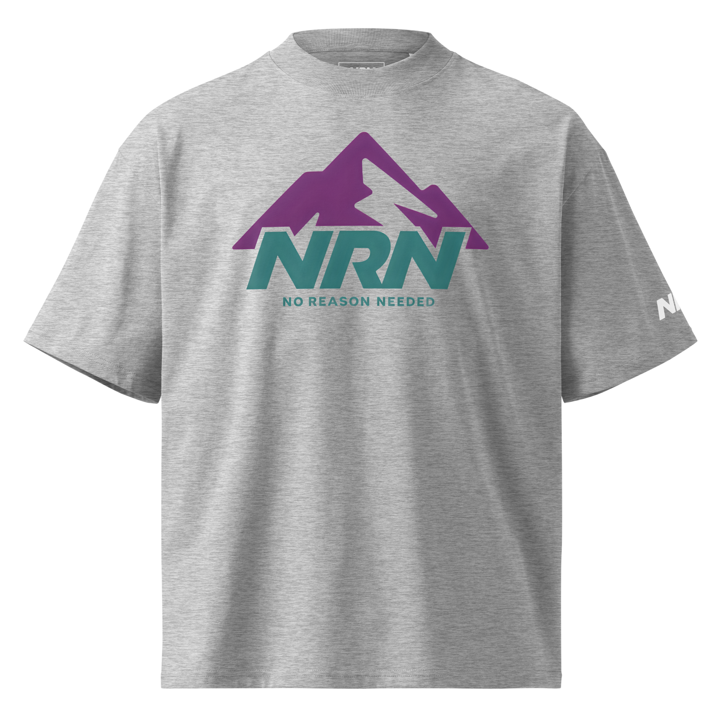 NRN Mountain Unisex Organic Oversized High Neck T-Shirt | Stanley/Stella SATU020