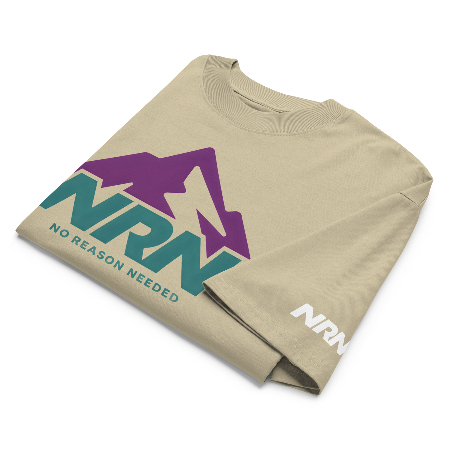 NRN Mountain Unisex Organic Oversized High Neck T-Shirt | Stanley/Stella SATU020