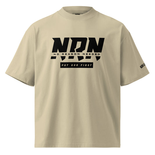 NRN Unisex organic oversized high neck t-shirt