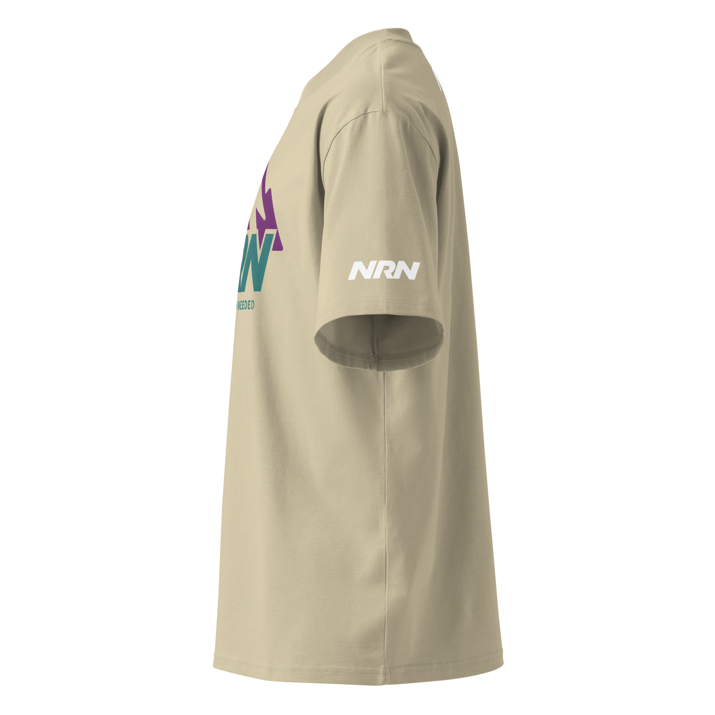 NRN Mountain Unisex Organic Oversized High Neck T-Shirt | Stanley/Stella SATU020