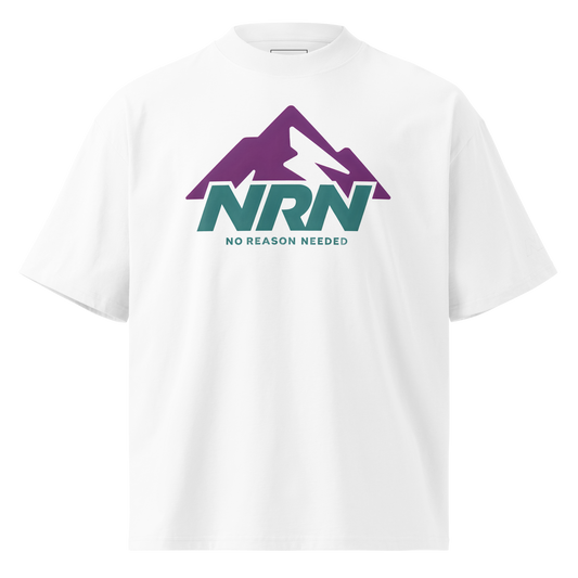 NRN Mountain Unisex Organic Oversized High Neck T-Shirt | Stanley/Stella SATU020