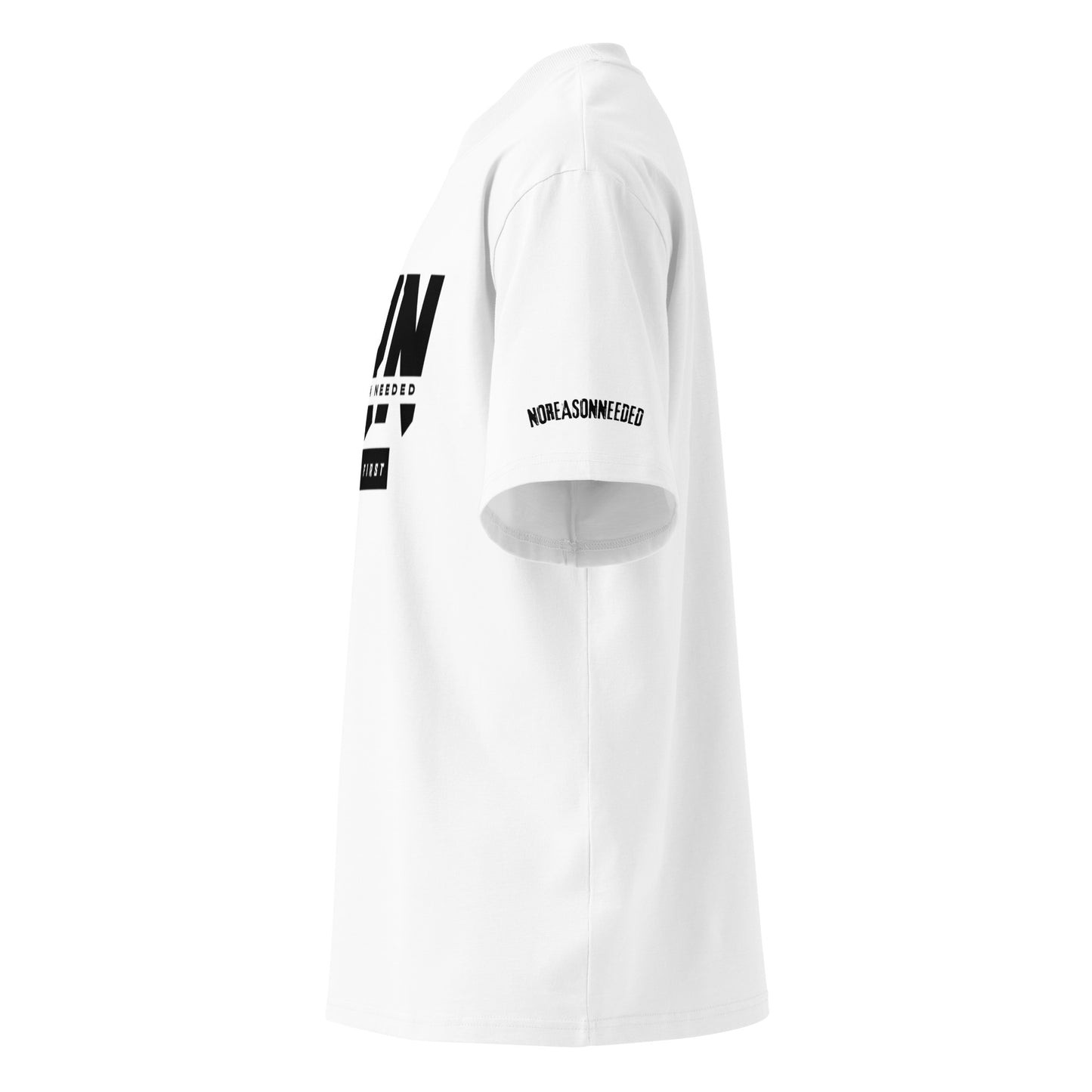 NRN Unisex organic oversized high neck t-shirt