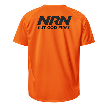NRN Put God First Unisex sports jersey