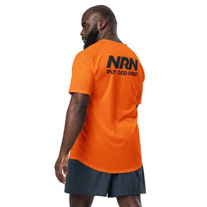 NRN Put God First Unisex sports jersey