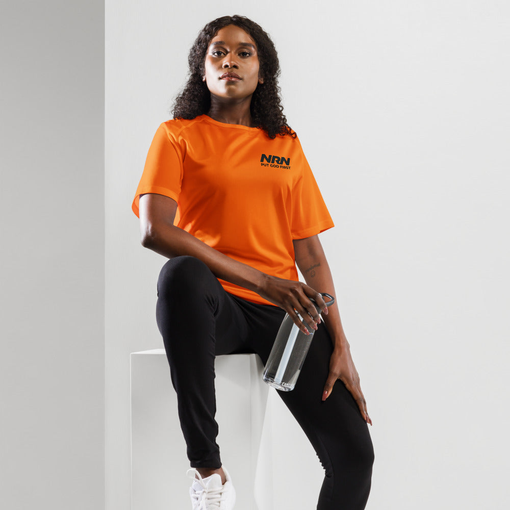 NRN Put God First Unisex sports jersey