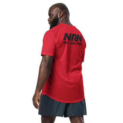 NRN Put God First Unisex sports jersey