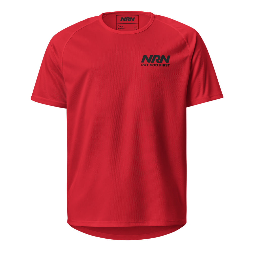 NRN Put God First Unisex sports jersey
