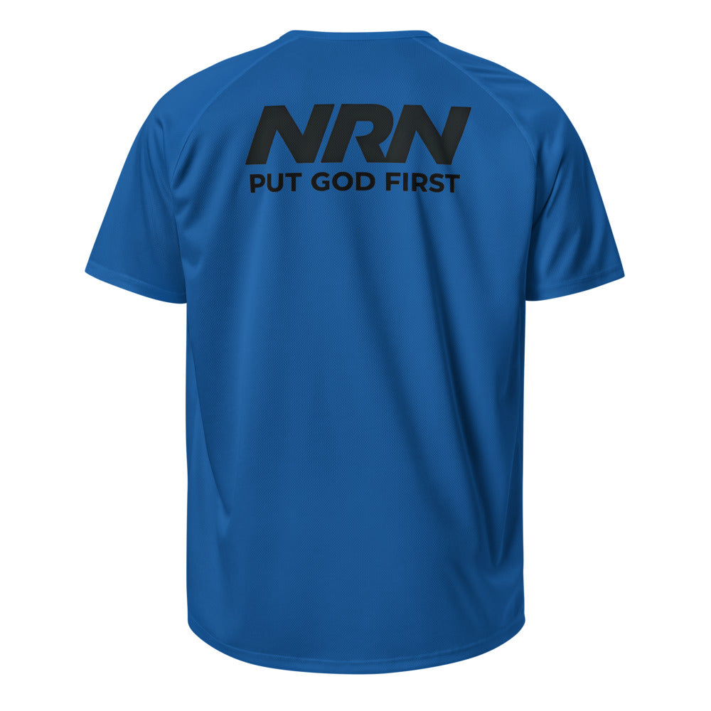 NRN Put God First Unisex sports jersey