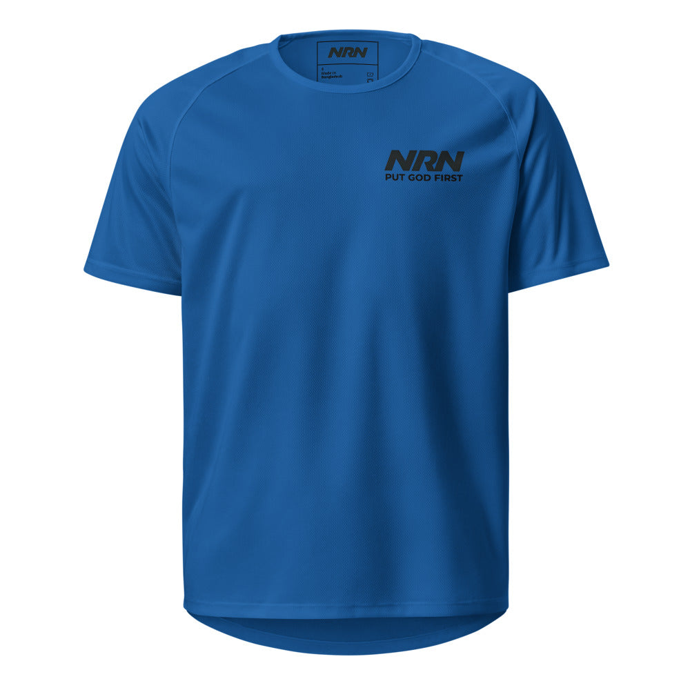 NRN Put God First Unisex sports jersey