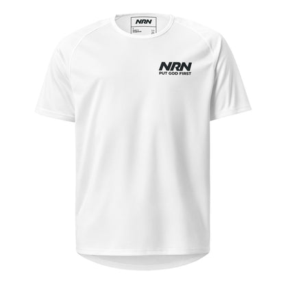 NRN Put God First Unisex sports jersey