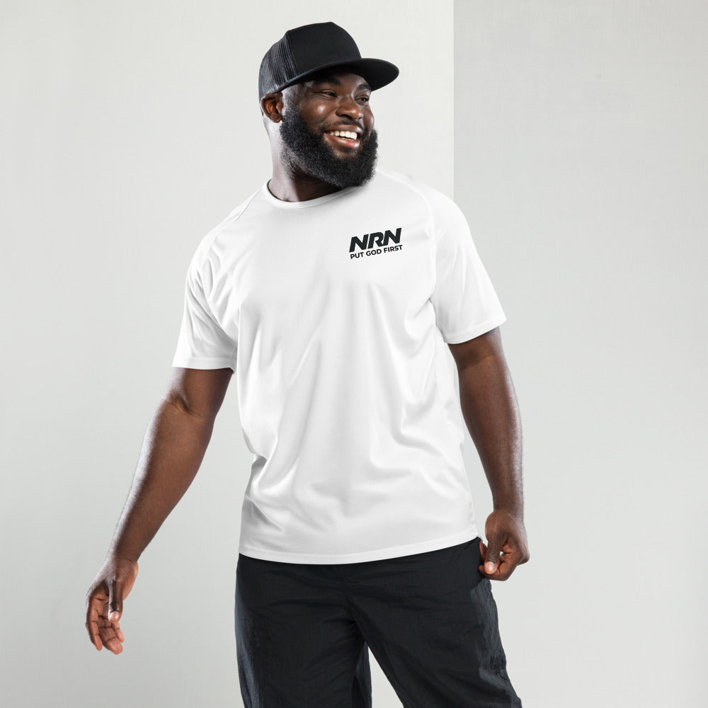 NRN Put God First Unisex sports jersey