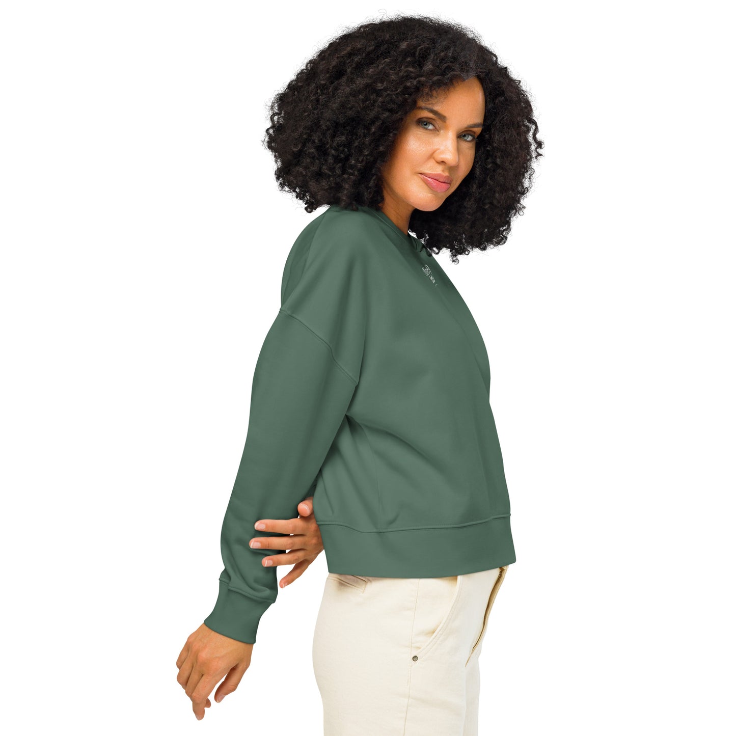 Women’s organic crew neck sweatshirt